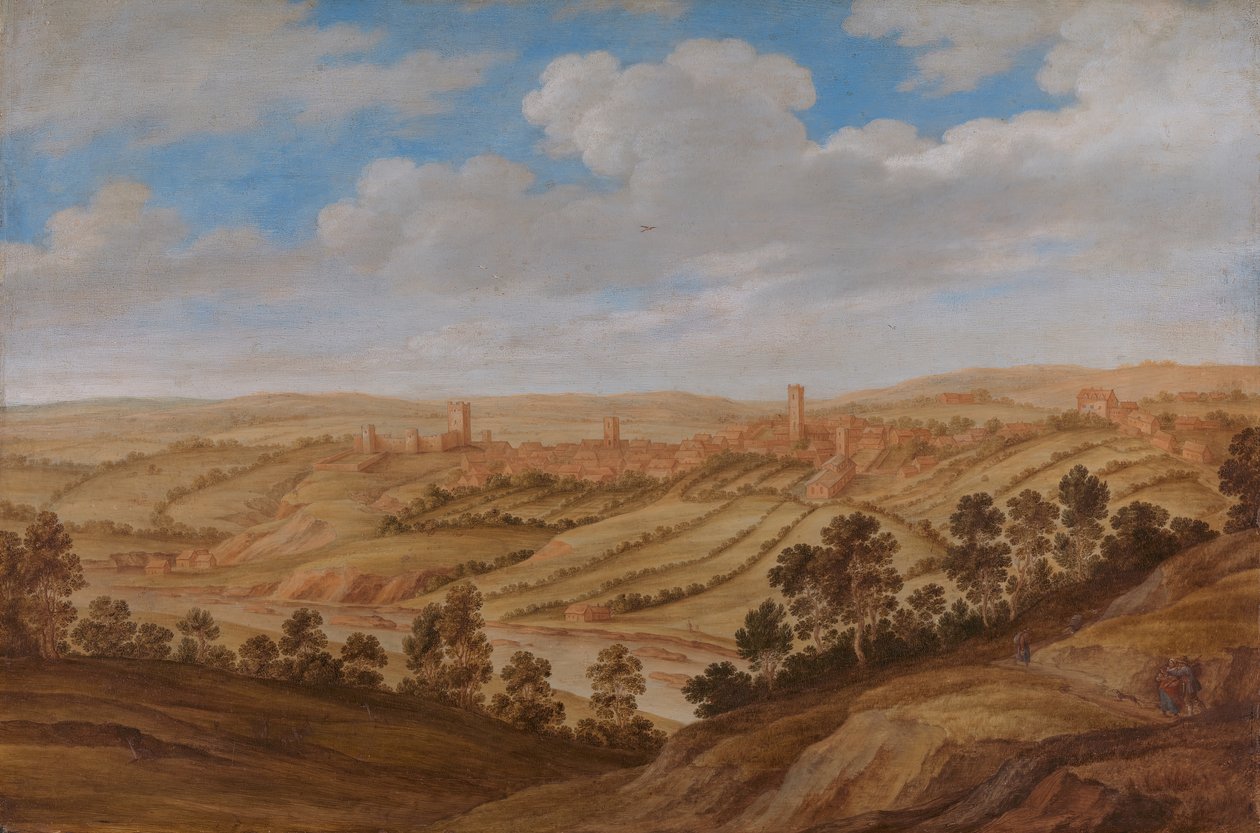 Château de Richmond, Yorkshire, 1639 - Alexander Keirincx