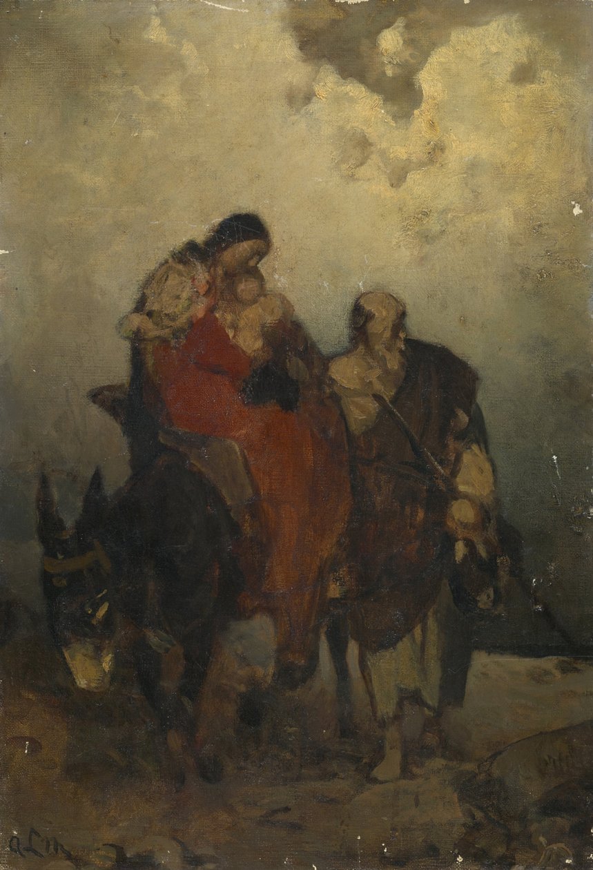 Fuite en Égypte - Alexander Liezen Mayer