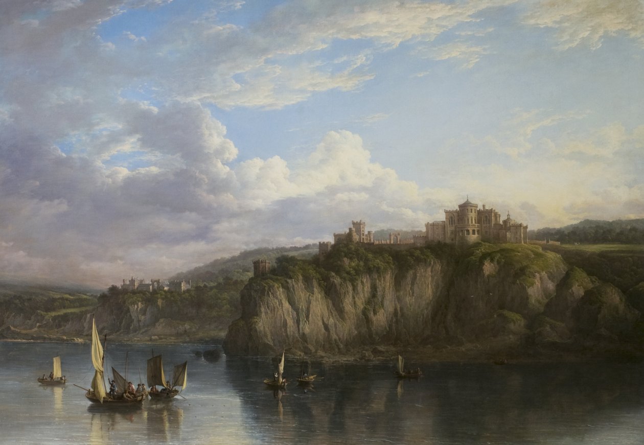 Château de Culzean depuis la mer, vers 1816 - Alexander Nasmyth