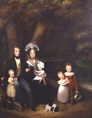 Groupe familial ou scène de conversation, c.1840 - Alexander Nasmyth