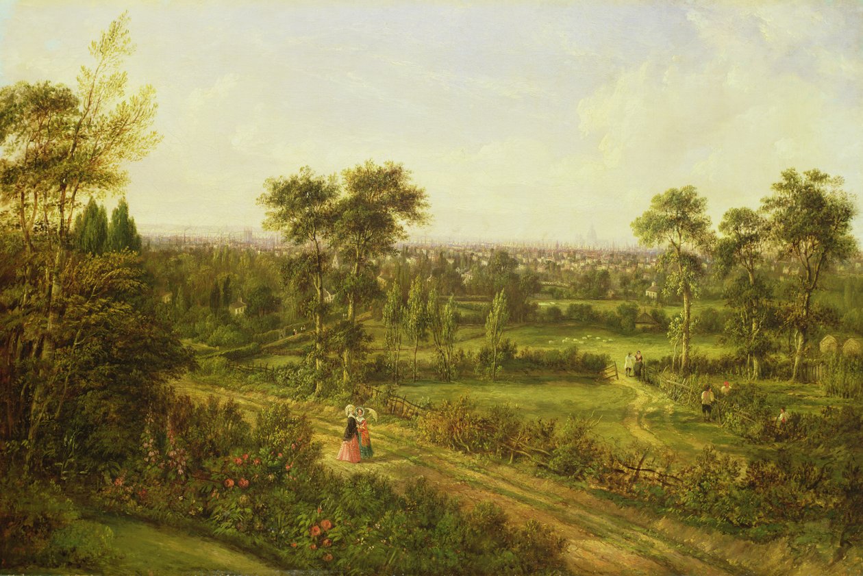 Vue de Londres depuis Denmark Hill - Alexander Nasmyth