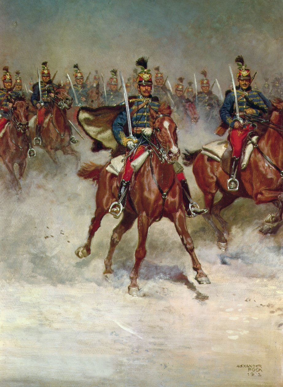 Hussards au galop - Alexander Pock