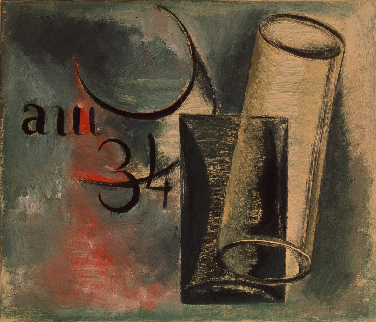 Composition avec corps géométriques, 1934 - Alexander Vasilyevich Shevchenko