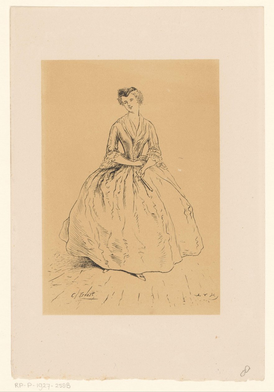Jeune femme amoureuse Brechje - Alexander Ver Huell