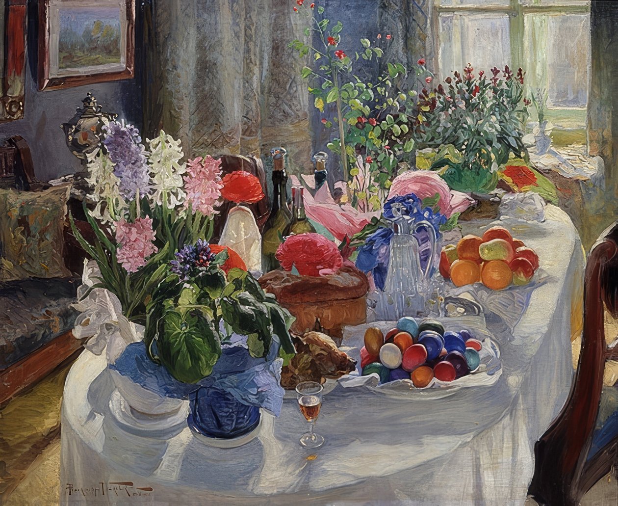 Table de Pâques - Alexander Vladimirovich Makovsky