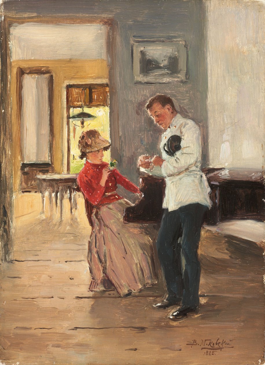 La déclaration, 1885 - Alexander Vladimirovich Makovsky