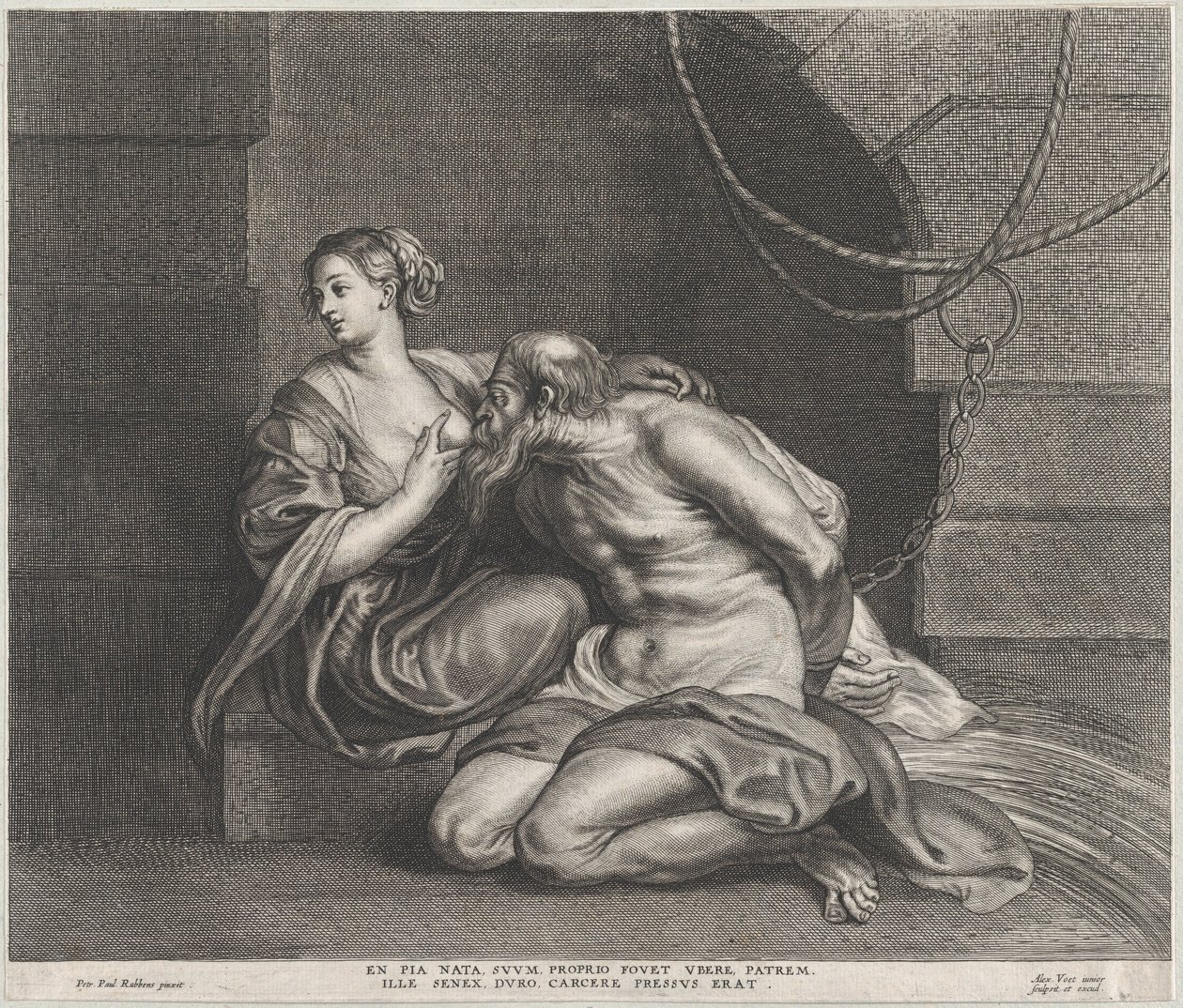 Cimon et Pero, ca. 1650-90 - Alexander Voet