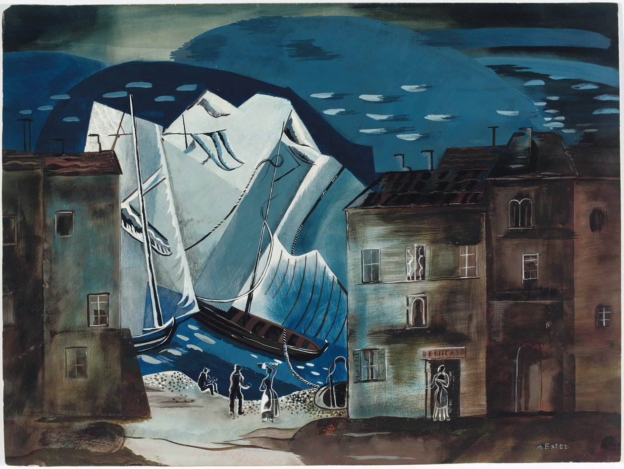 Scène de port - Alexandra Alexandrowna Exter