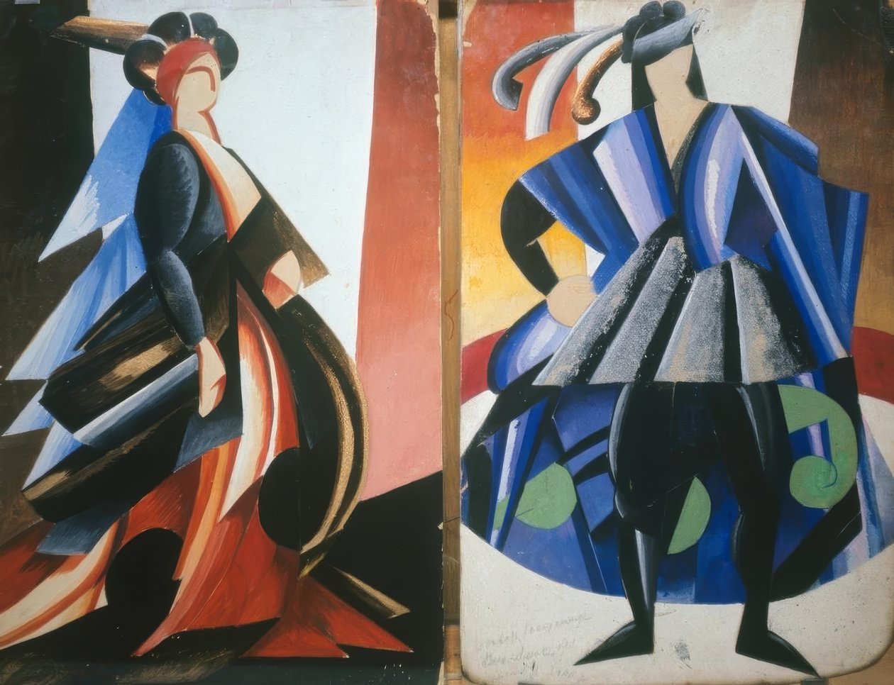 Esquisses de costumes pour Roméo et Juliette - Alexandra Alexandrowna Exter