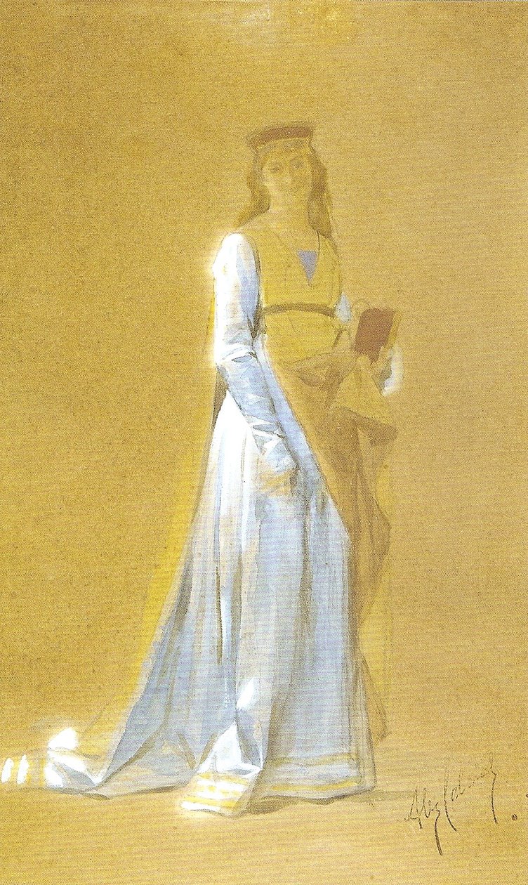 Dame médiévale - Alexandre Cabanel