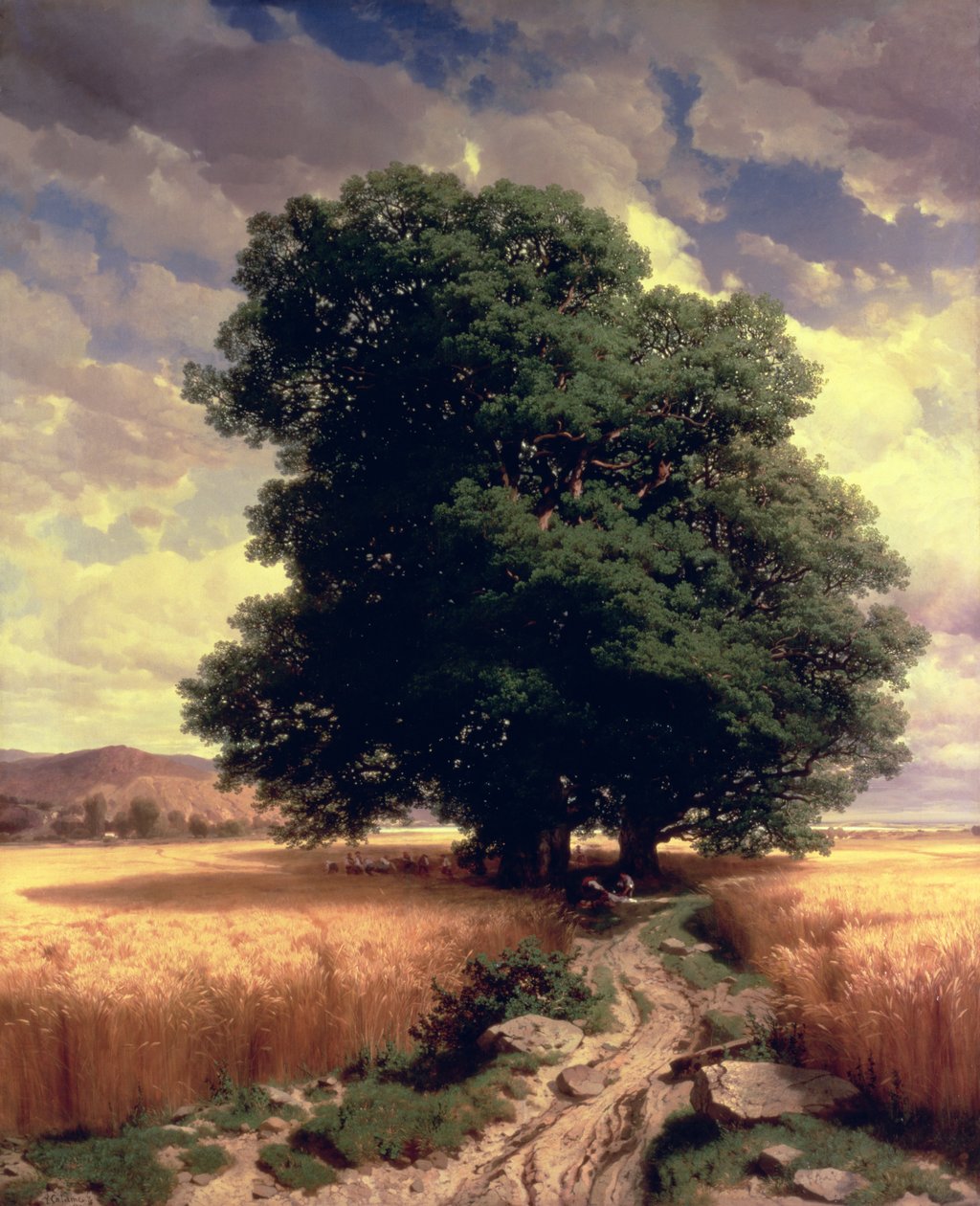 Paysage avec chênes, 1859 - Alexandre Calame