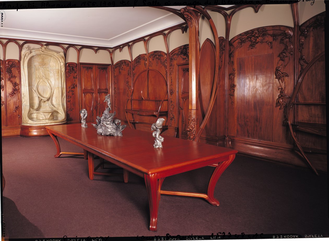 Salle à manger appartenant à Adrien Benard (1846-1912), à Champrosay, 1900-01 - Alexandre Charpentier