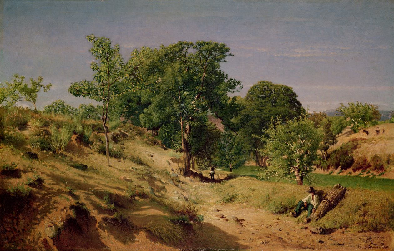 Campagne Rurale près de Lasalle - Alexandre Eugene Castelnau