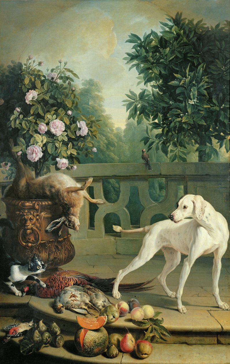 Animaux, fleurs et fruits - Alexandre Francois Desportes