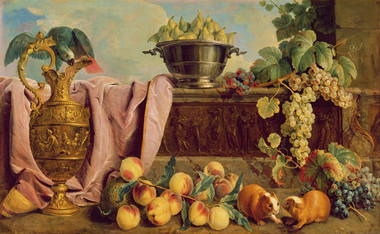 Nature morte avec une cruche, 1734 - Alexandre Francois Desportes