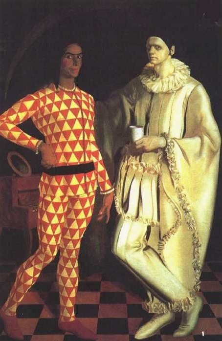 Pierrot et Arlequin - Alexandre Jacovleff