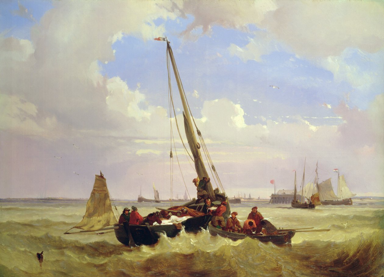 Bateaux de pêche au large de Calais - Alexandre T. Francia