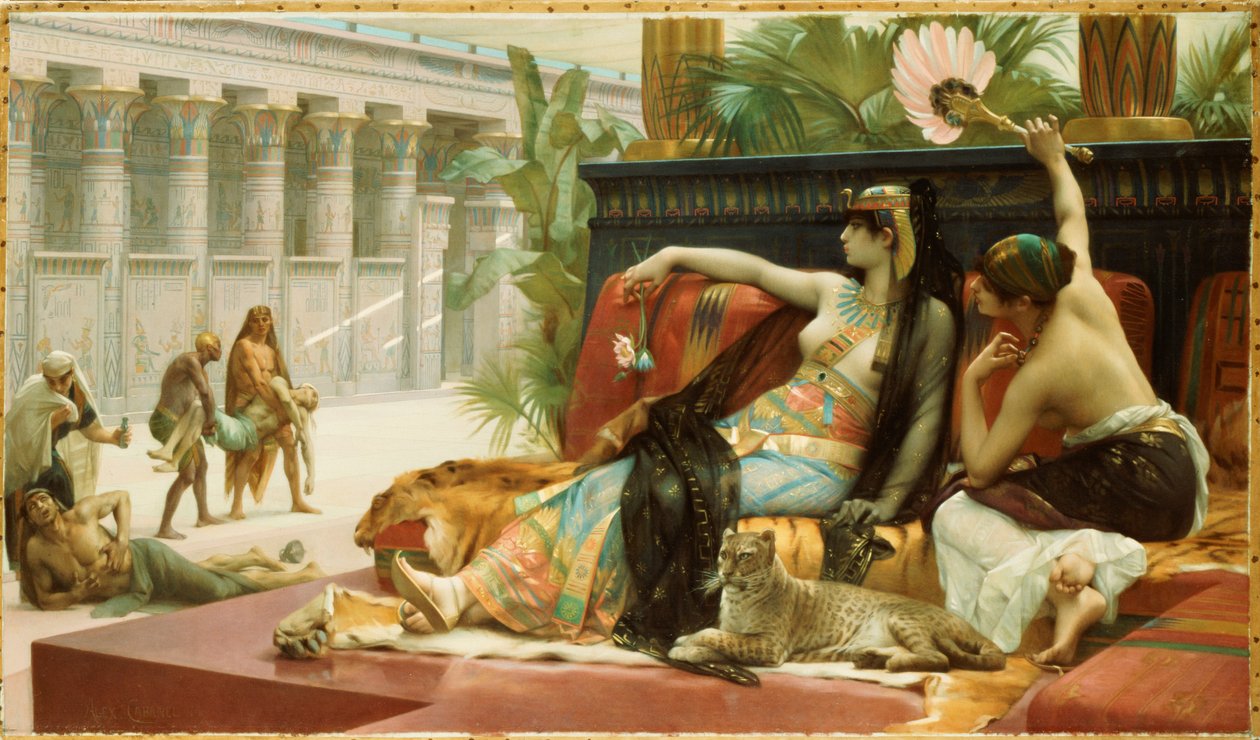 Cléopâtre testant du poison sur des esclaves condamnés - Alexandre Cabanel
