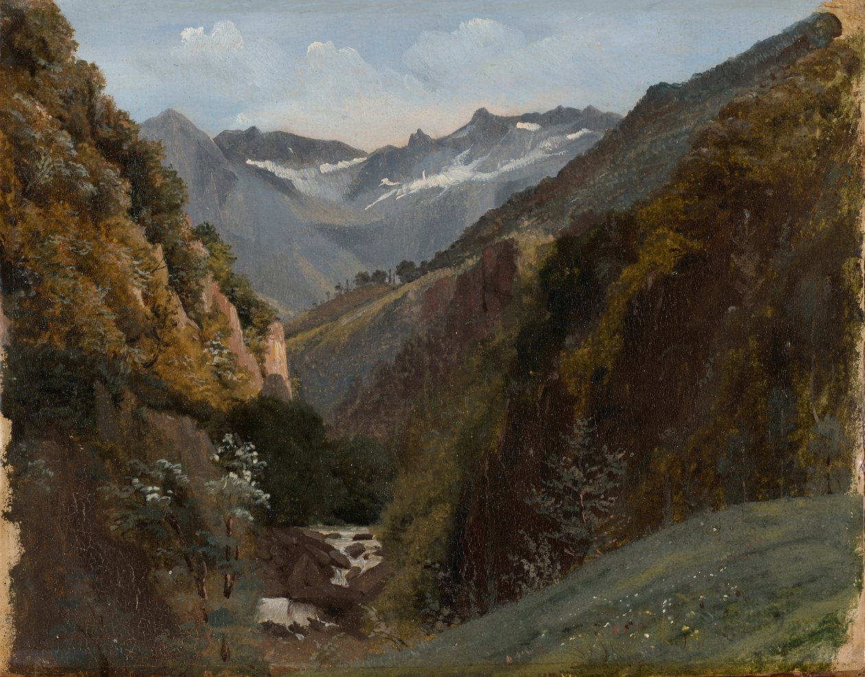 Vallée alpine dans les Alpes bernoises - Alexandre Calame