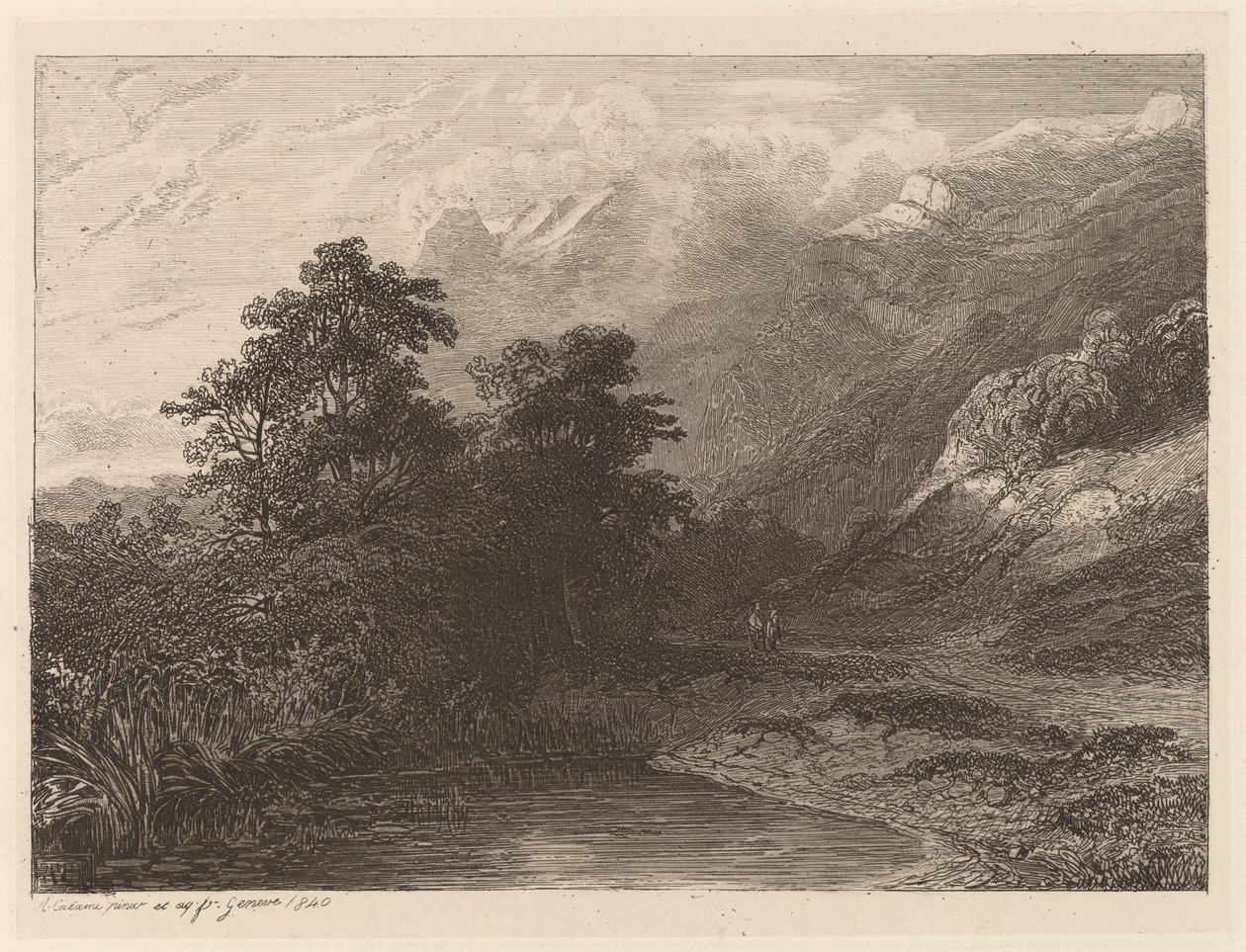 Lac de montagne - Alexandre Calame