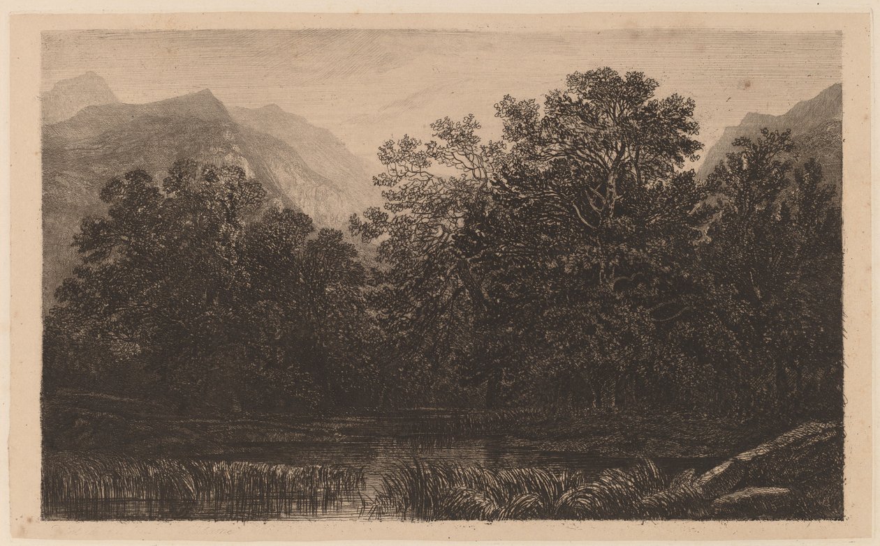 Étang de montagne - Alexandre Calame