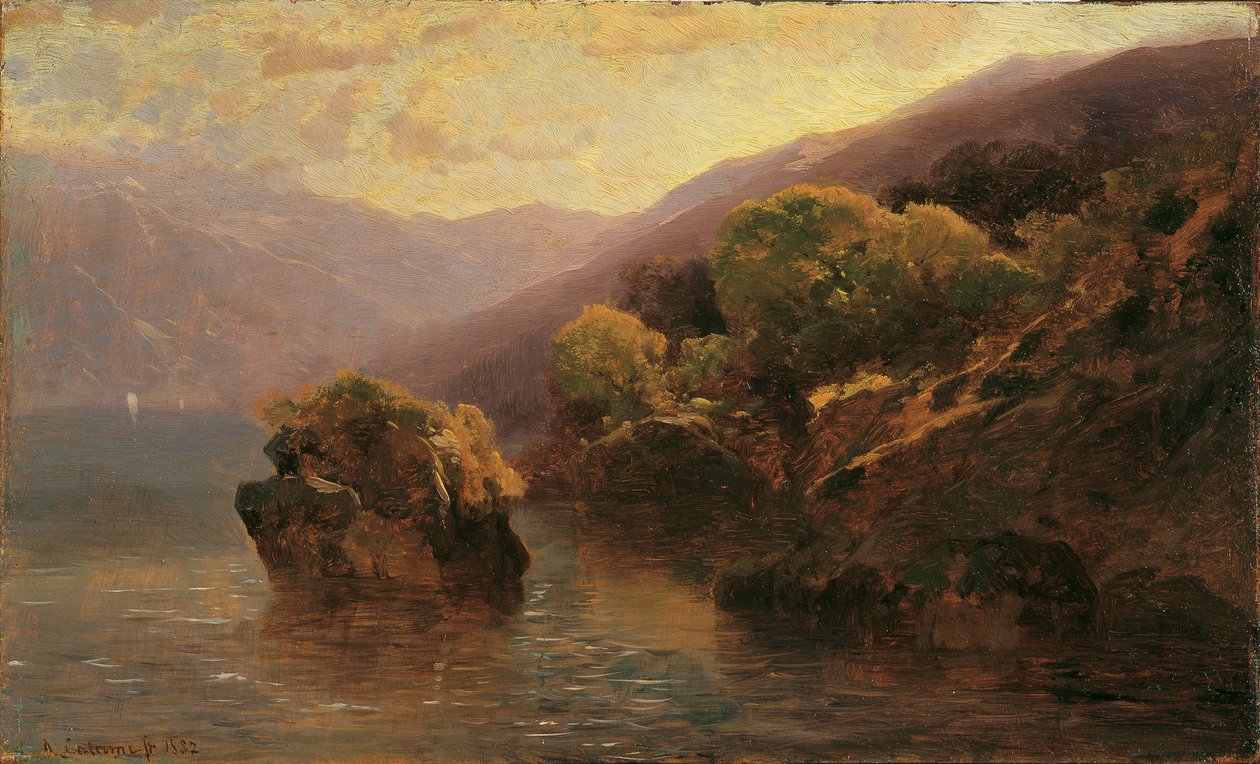 Partie du lac Léman - Alexandre Calame