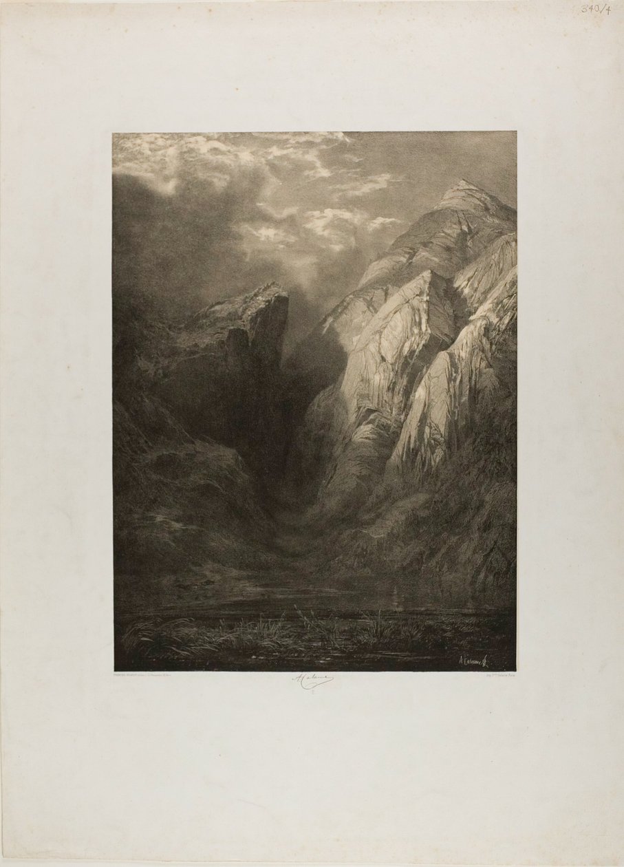 Les Alpes, de Divers sites paysagers - Alexandre Calame