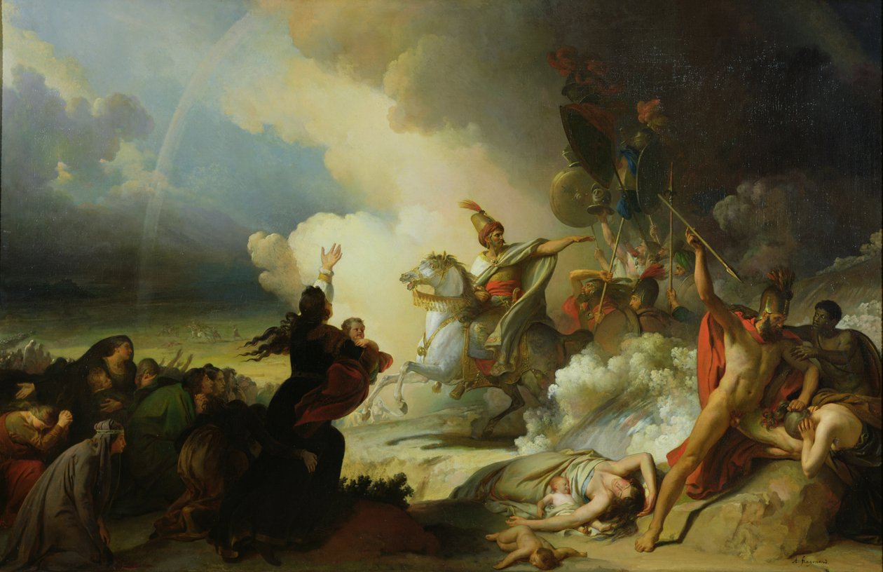 Saladin I (1138-93) à Jérusalem, vers 1830-50 - Alexandre Evariste Fragonard
