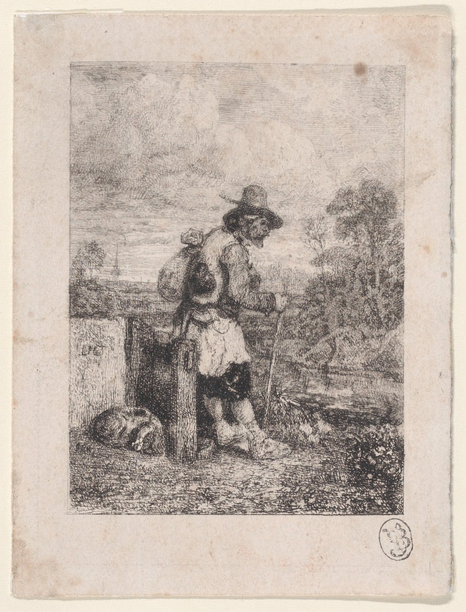 Un mendiant, 1833-38 - Alexandre Gabriel Decamps