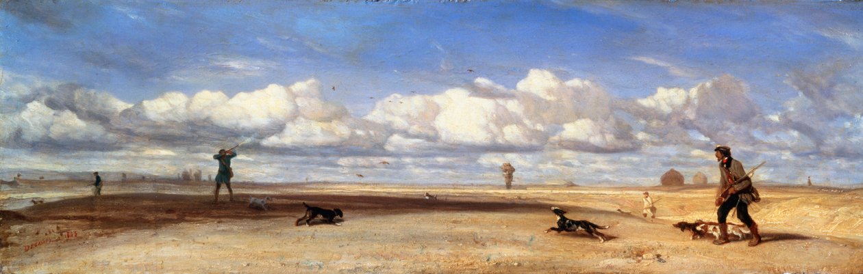 Chasseurs de canards - Alexandre Gabriel Decamps