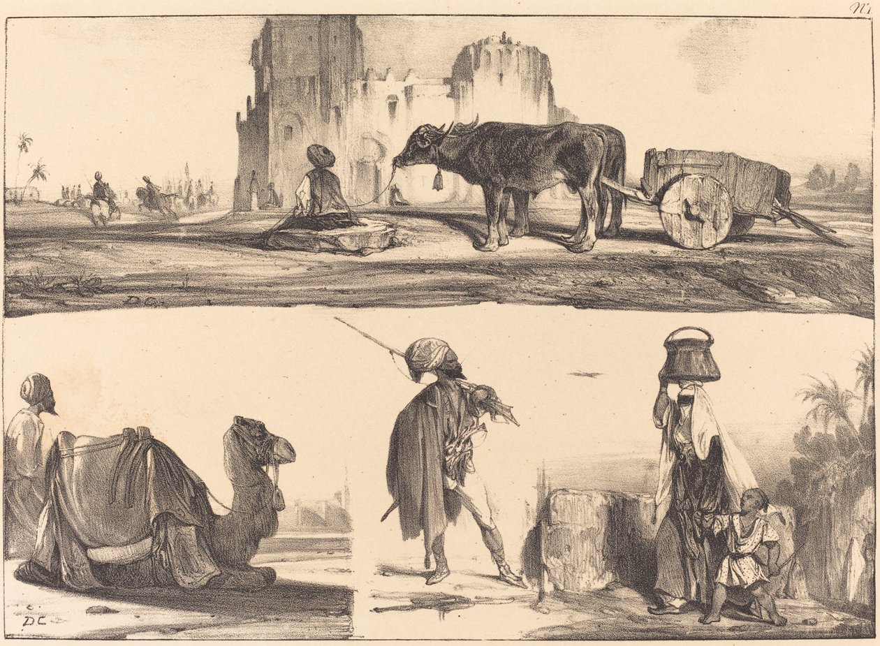 Vignettes orientales - Alexandre Gabriel Decamps