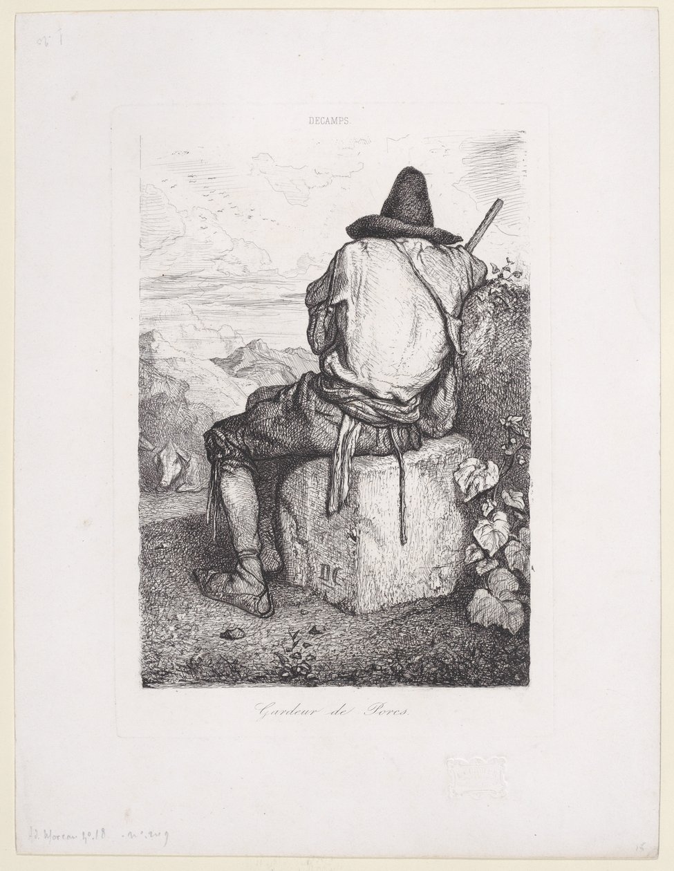 Gardien de porcs, 1843 - Alexandre Gabriel Decamps