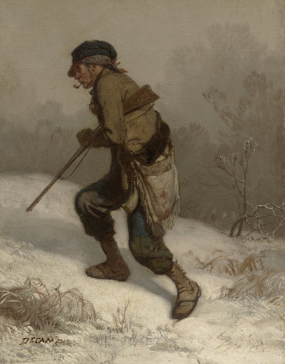 Le braconnier, vers 1847 - Alexandre Gabriel Decamps