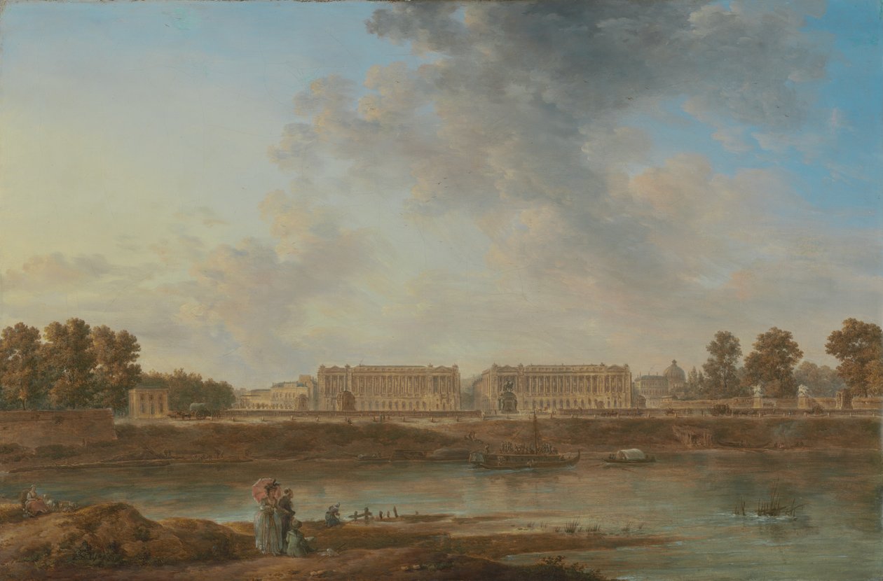Vue de la place Louis XV - Alexandre Jean Noel