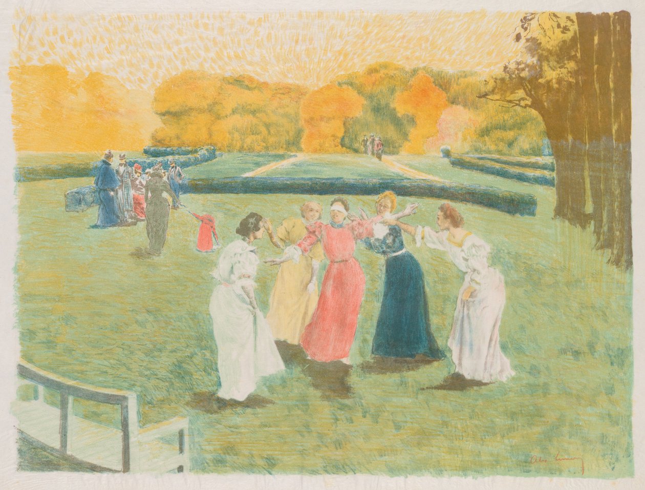 Le Colin-Maillard, 1897 - Alexandre Lunois