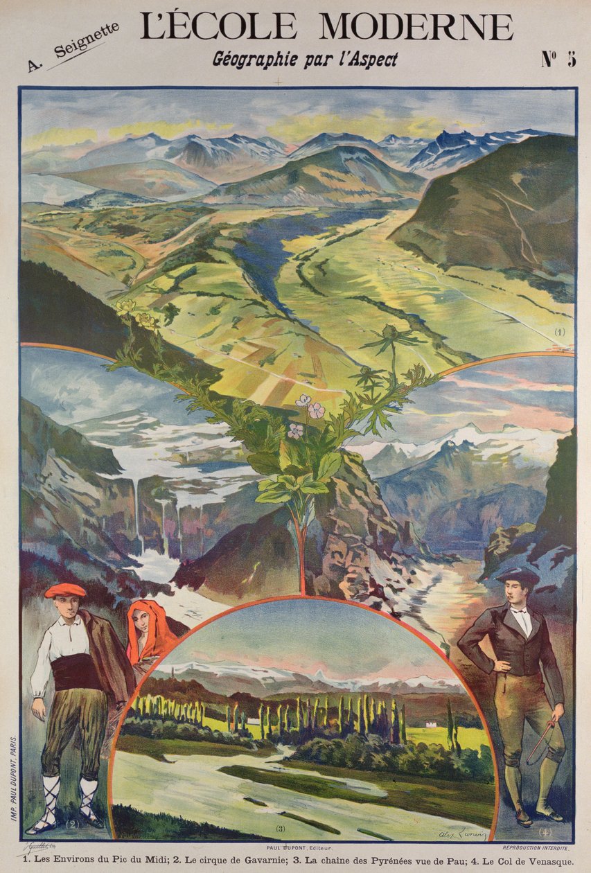 Affiche des Pyrénées - Alexandre Lunois