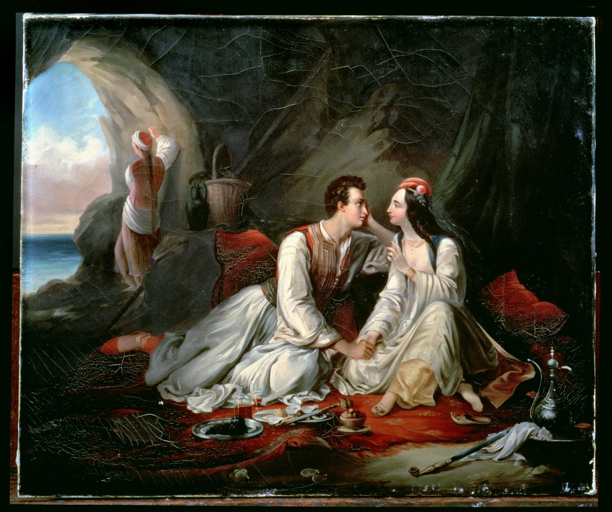 Don Juan et Haidée, vers 1833 - Alexandre Marie Colin