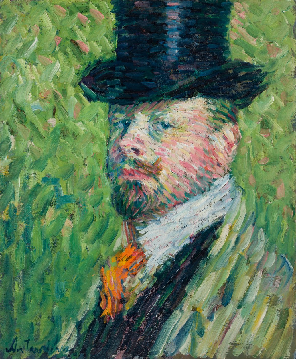 Autoportrait avec haut-de-forme, 1904 - Alexei Javlensky von