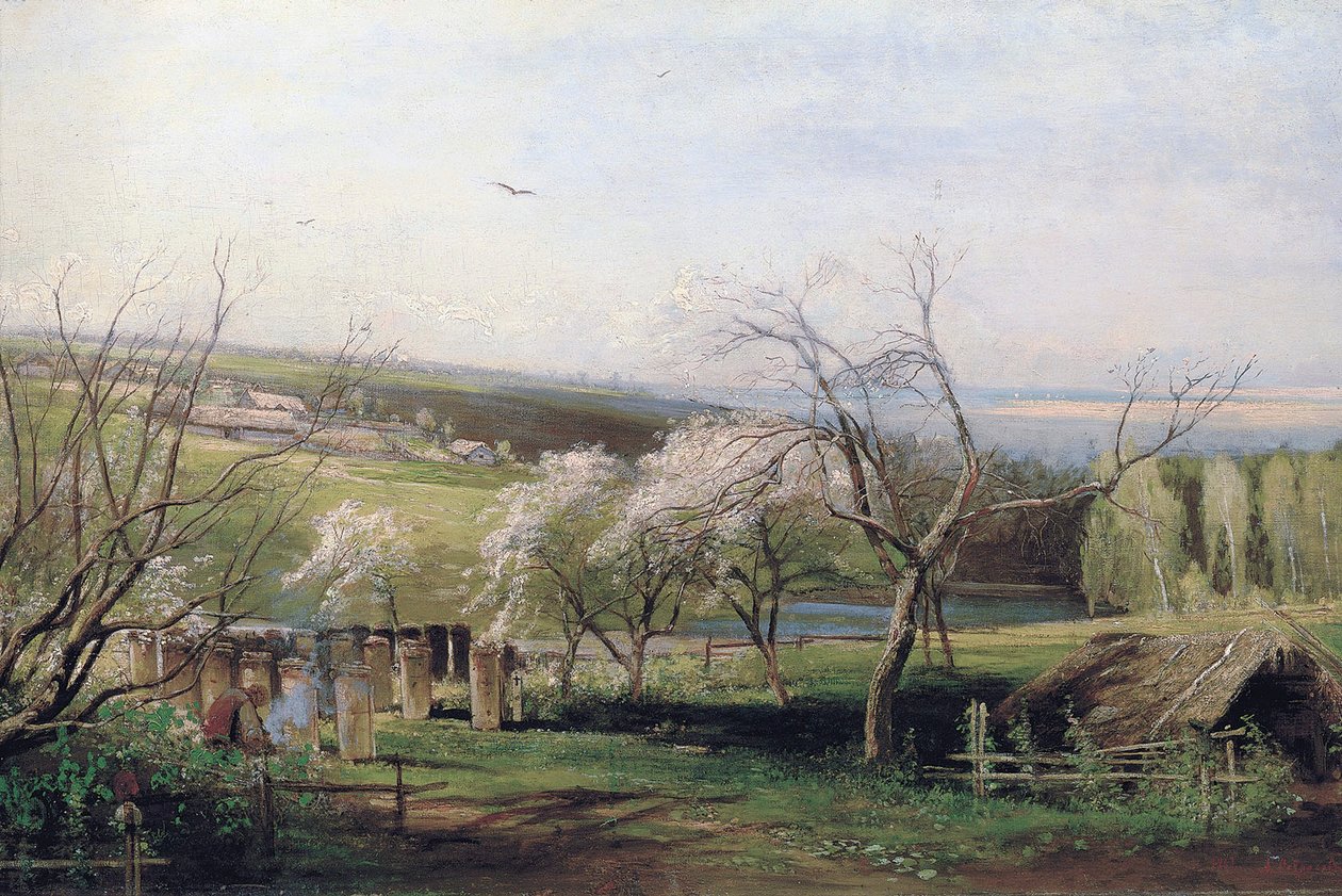 Vue de campagne - Alexei Kondratyevich Savrasov