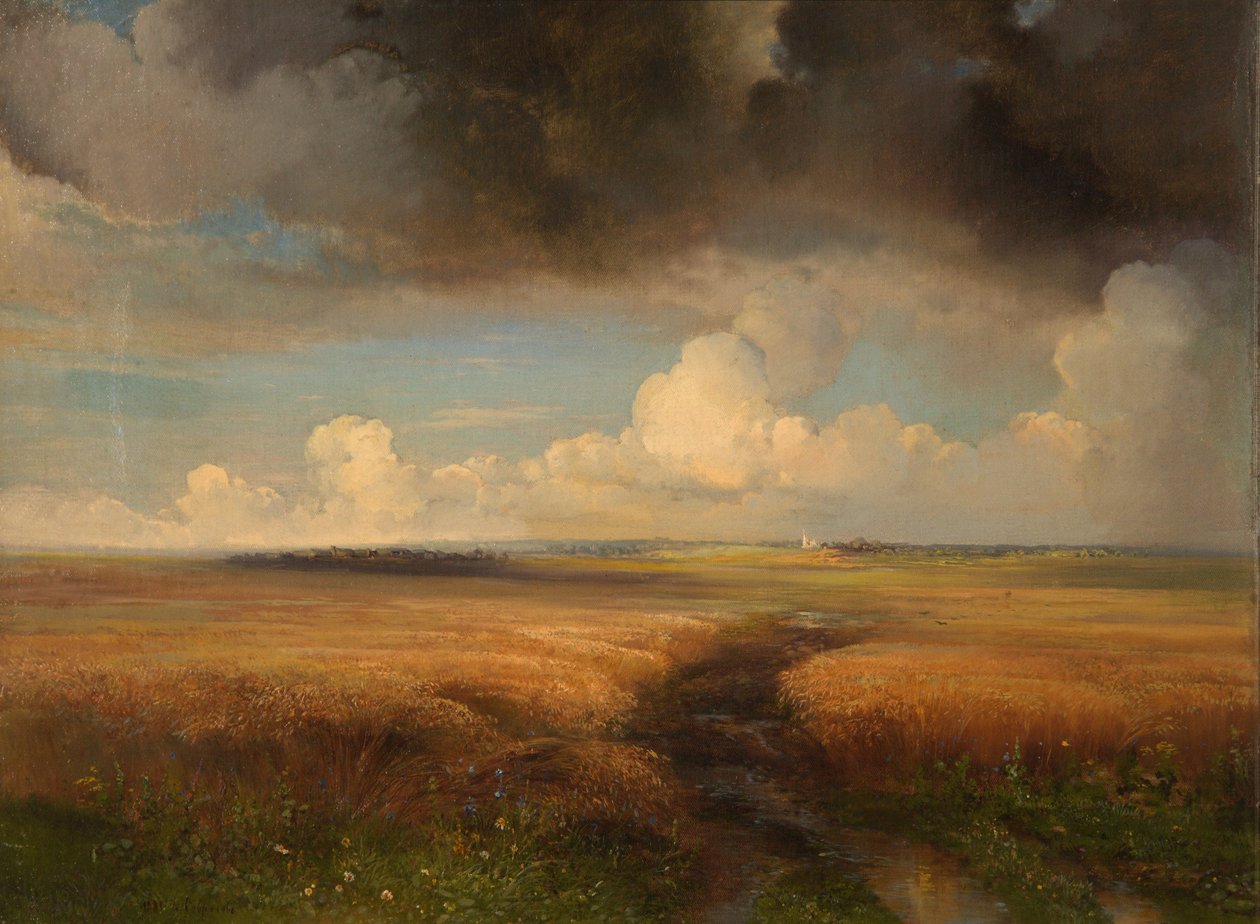 Champ de seigle - Alexei Kondratyevich Savrasov