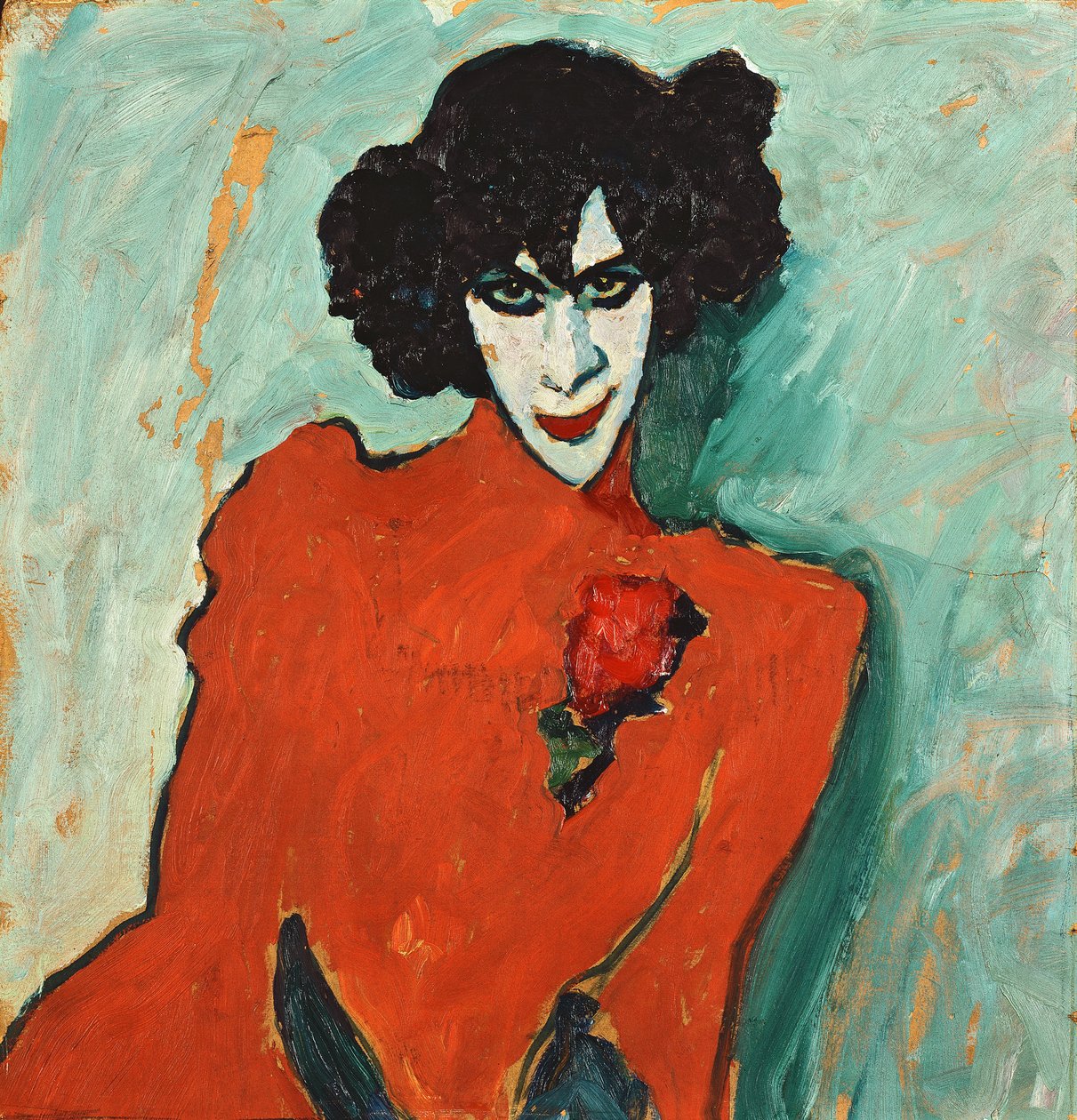 Portrait du danseur Aleksandr Sakharov - Alexej von Jawlensky