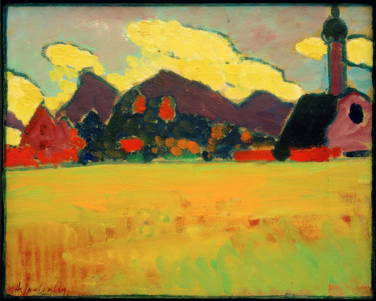 Paysage près de Murnau - Alexej von Jawlensky