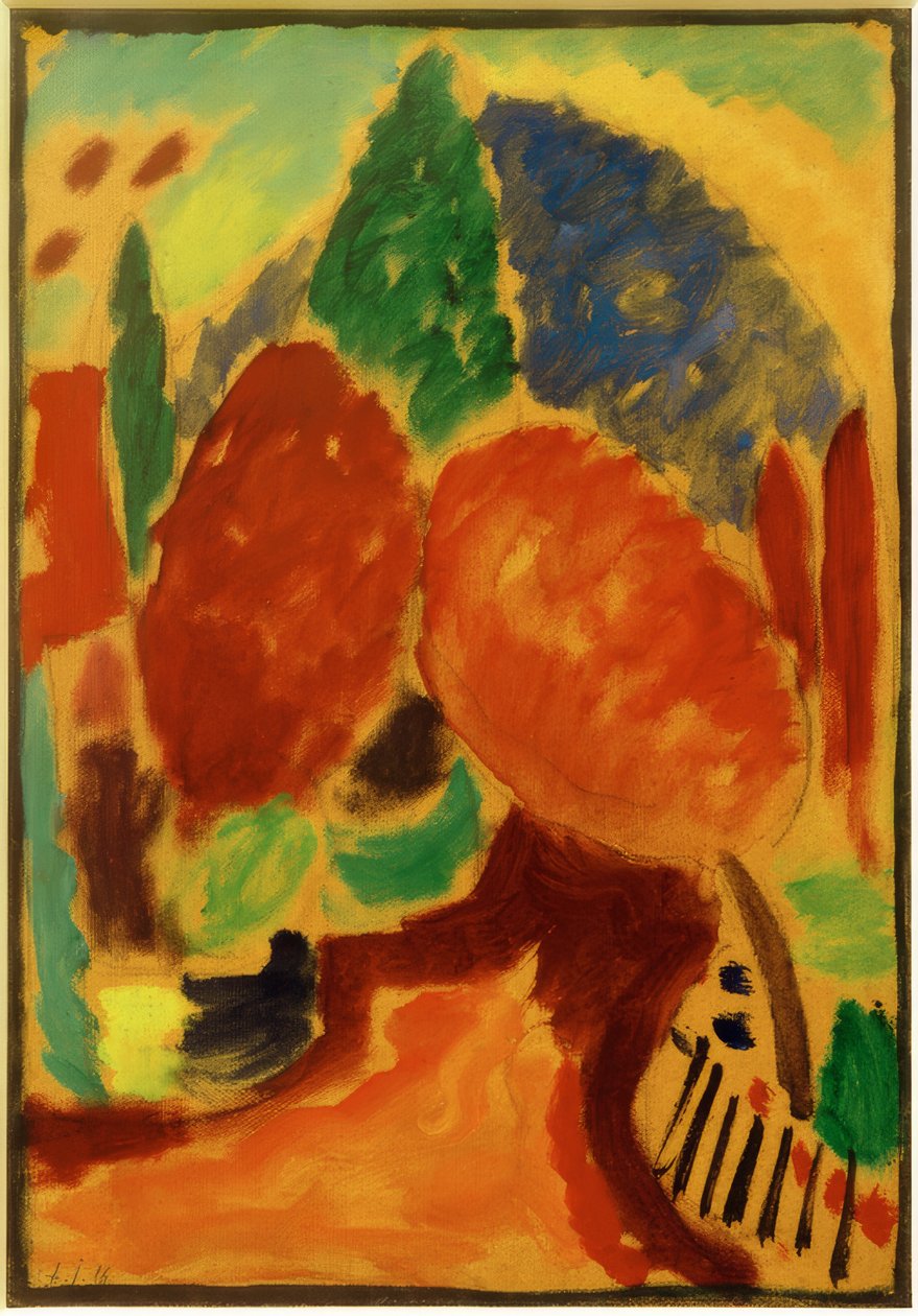 Variation : Le chemin orange - Alexej von Jawlensky