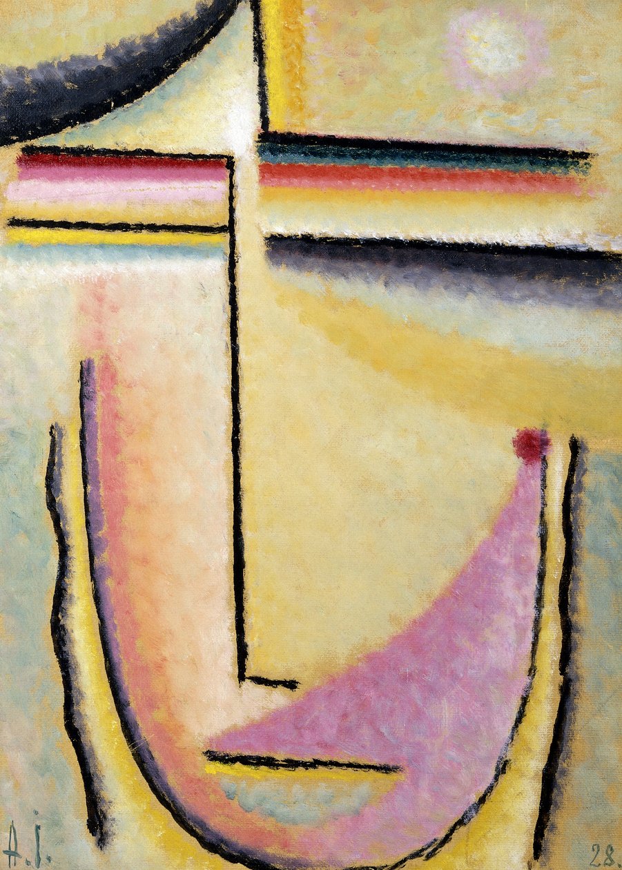 Tête abstraite, 1928 - Alexej von Jawlensky