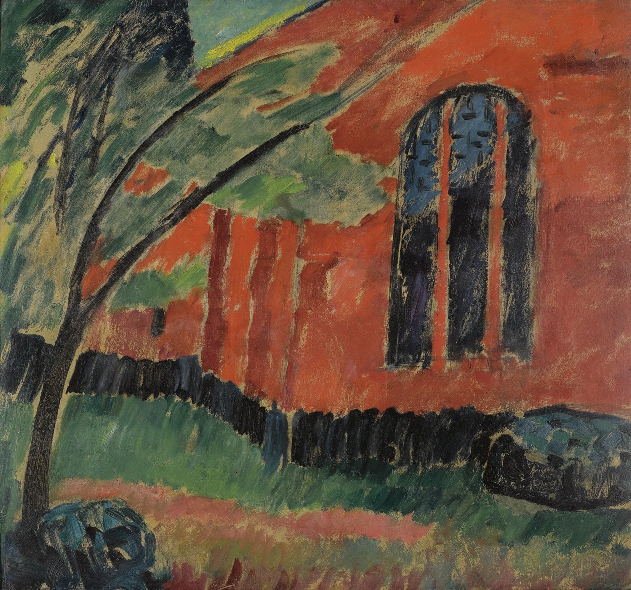 Église à Prerow, vers 1911 - Alexej von Jawlensky