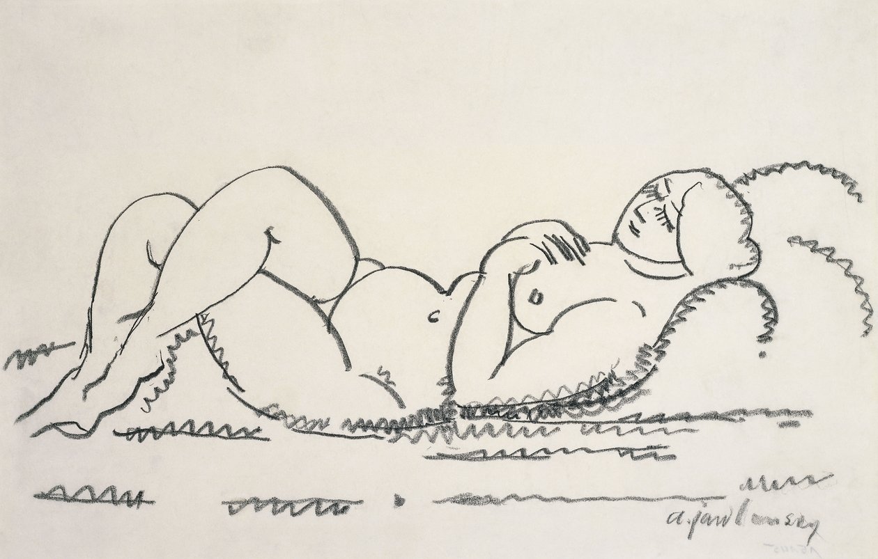 Nu Féminin - Alexej von Jawlensky
