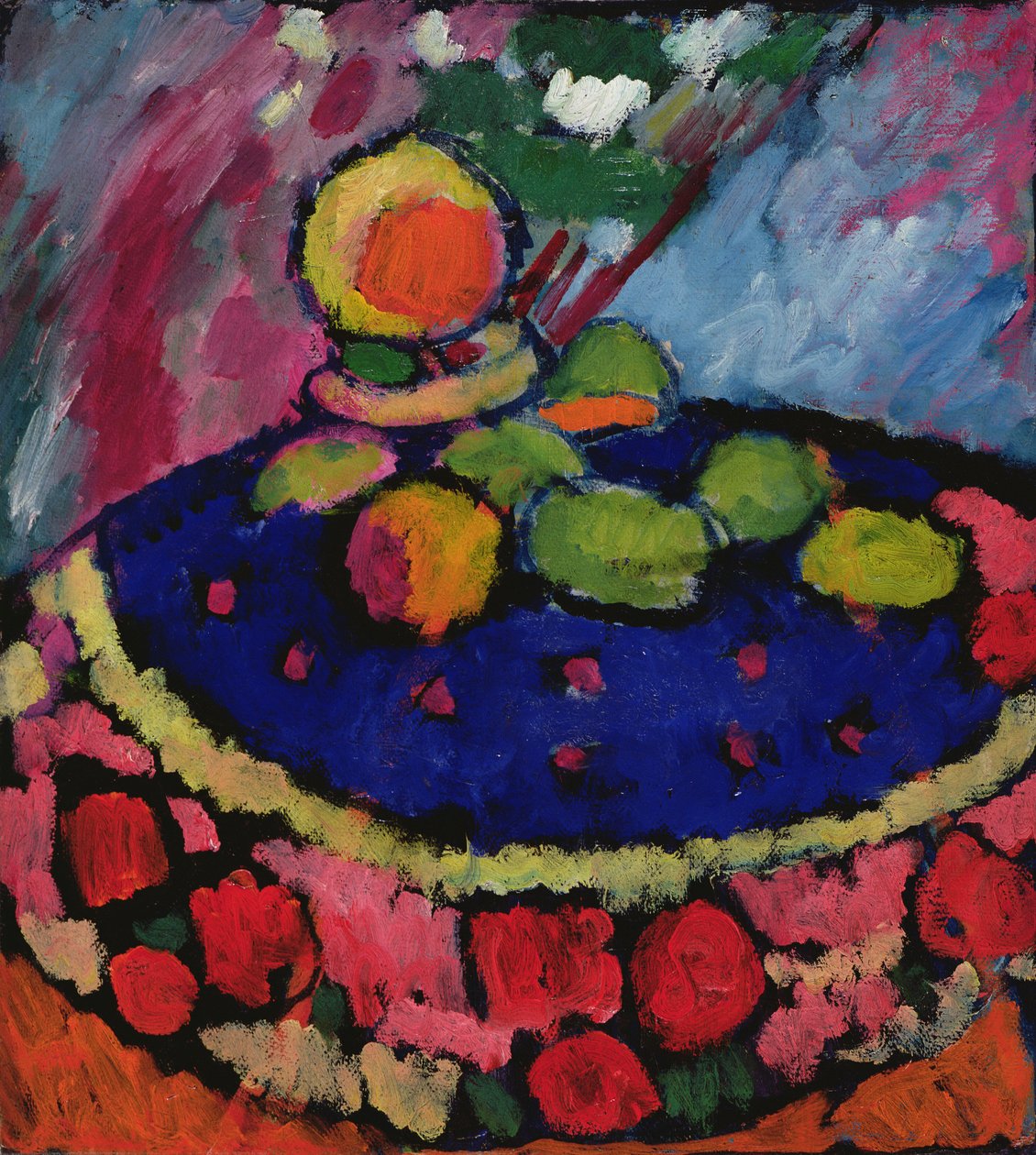 Mit Rundem Tisch, 1910 - Alexej von Jawlensky