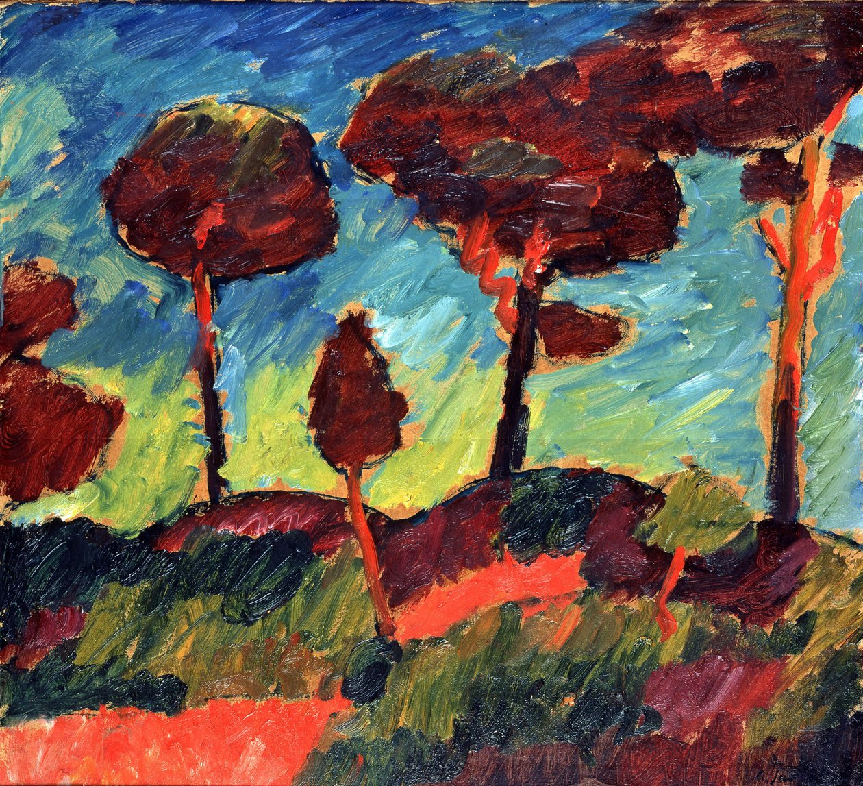 Pins à Prerow - Alexej von Jawlensky