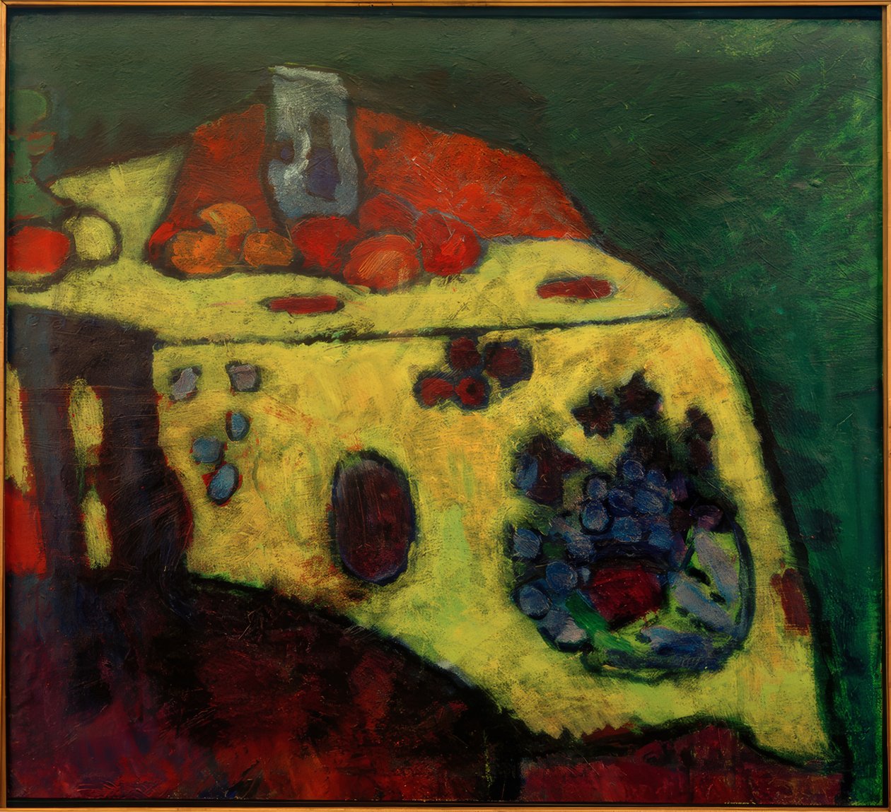Nature morte avec nappe jaune - Alexej von Jawlensky