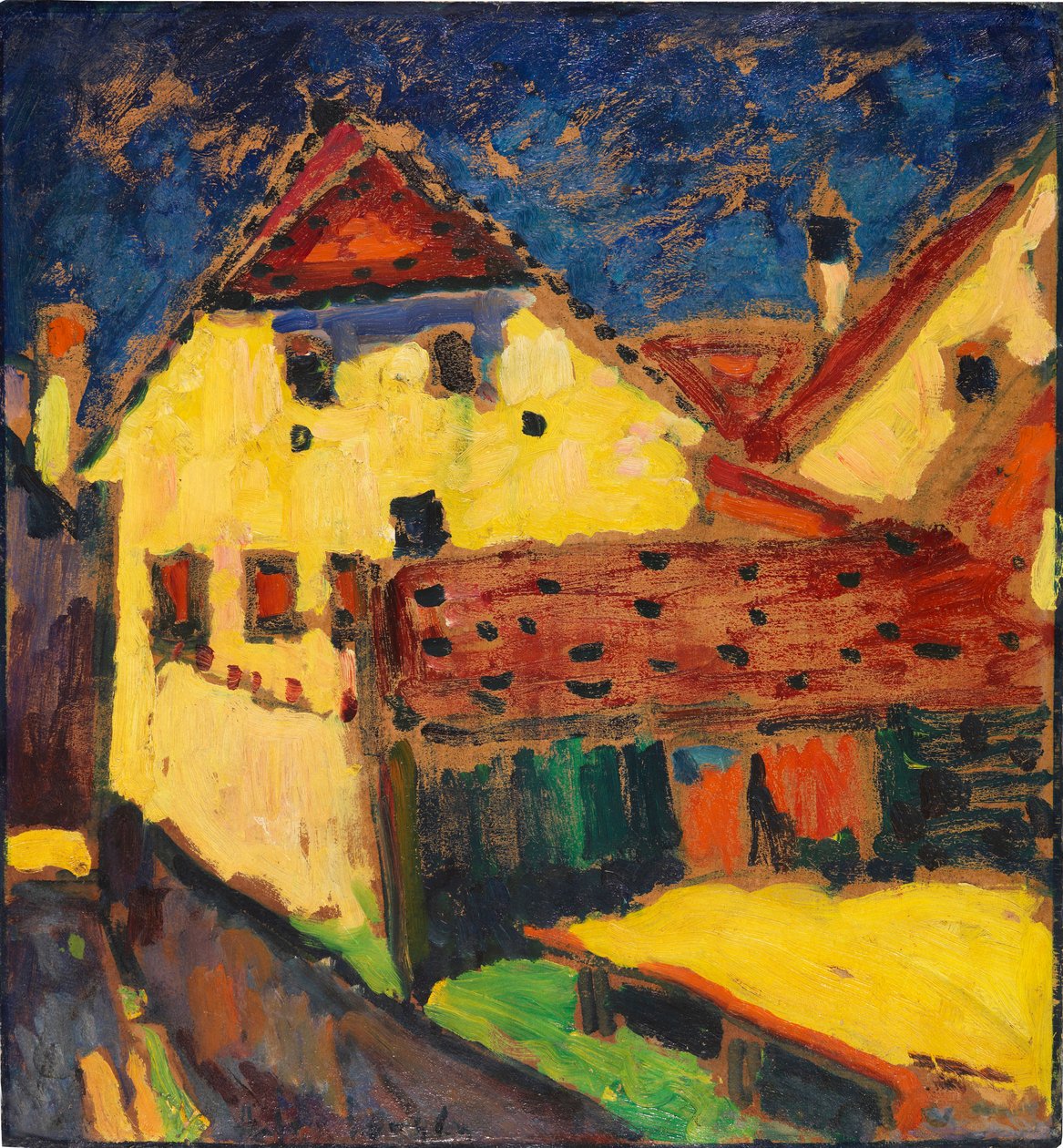 Maisons jaunes, 1909 - Alexej von Jawlensky